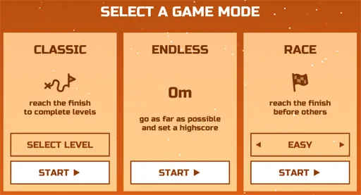 Choose a Space Waves level